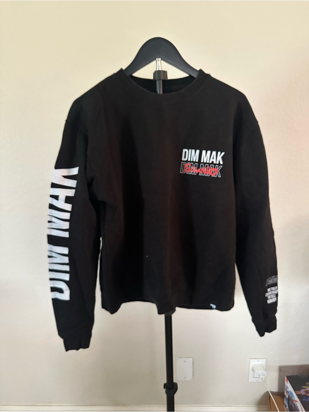 Sanrio Black Crewneck Dim Mak Sweatshirt